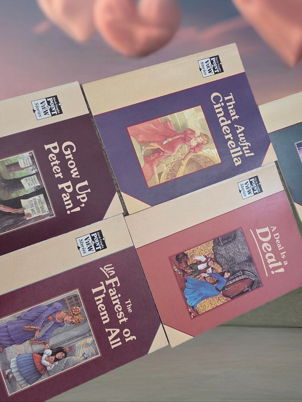 Steck-Vaughn Point View Stories lot of 5 books 10 fairy tales rare find